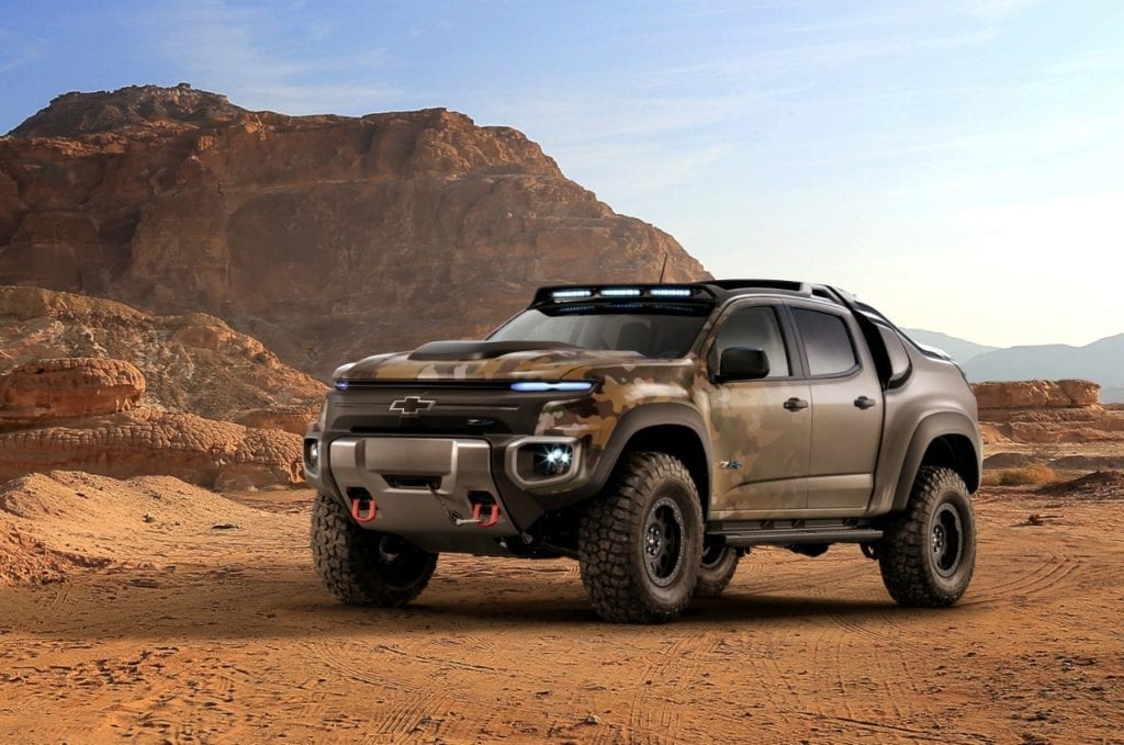 Extreme-Edition Chevrolet Colorado ZH2 Fuel Cell Is Ready For Action