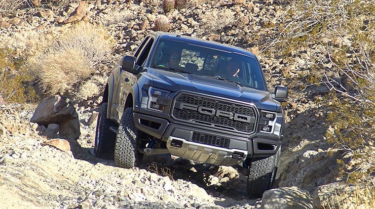 First Drive: 2017 Ford F-150 Raptor Off-Roading in California