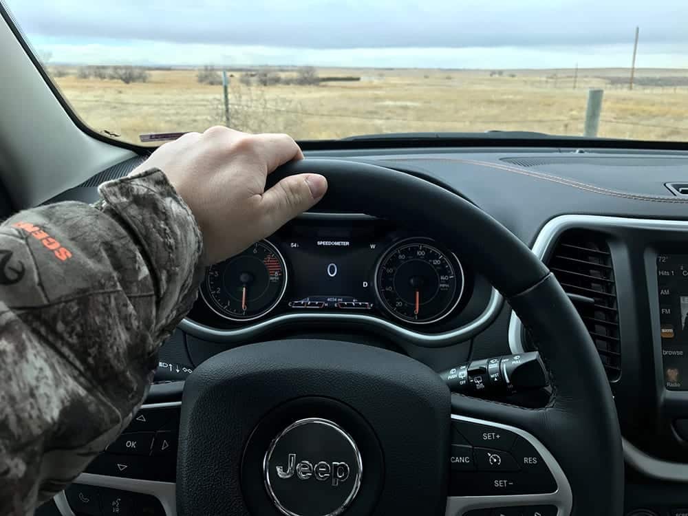 Snow Geese Hunting Jeep Cherokee