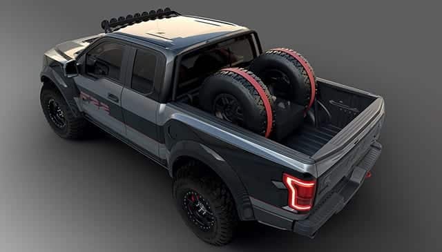 Fighter Jet Inspired F-22 Raptor Auctioned Off - 2017 Ford Raptor Base