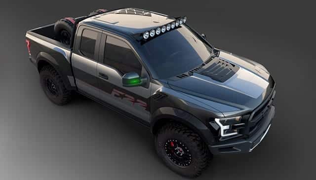 Fighter Jet Inspired F-22 Raptor Auctioned Off - 2017 Ford Raptor Base