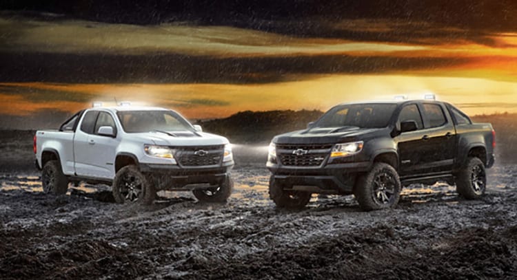 2018 Chevrolet Colorado ZR2 Midnight and Dusk Pickups Unveiled