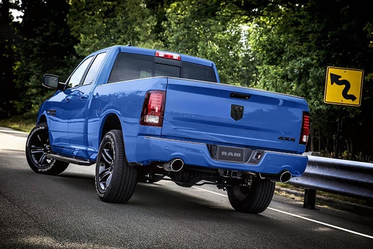 2018 Ram 1500 Hydro Blue Sport Pickup Unveiled