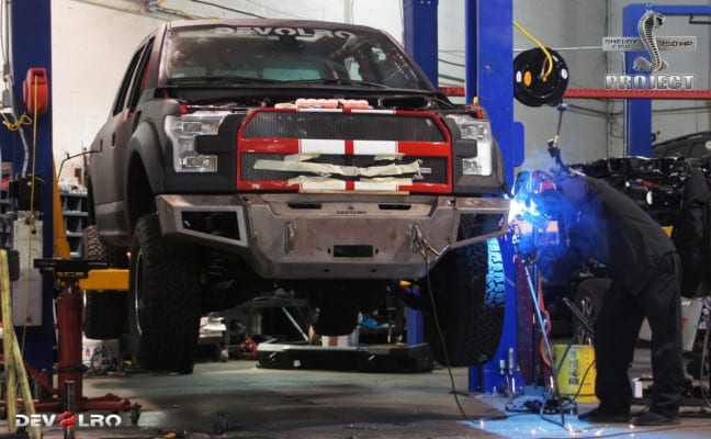 DEVOLRO Custom Shelby F-150 Adds Lift, Mods, Keeps 750 HP Performance
