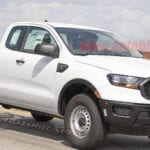 2019 Ford Ranger XL Work Pickup Spied - Bare Bones, No Bed