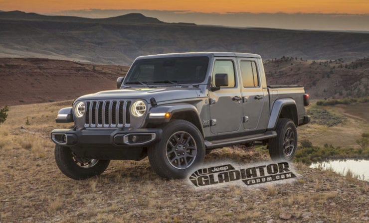 New 2020 Jeep Gladiator Pickup Photos Leaked 