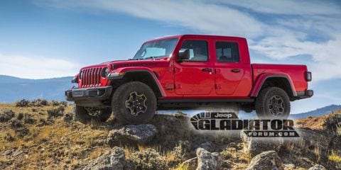 New 2020 Jeep Gladiator Pickup Photos Leaked 