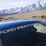 Performance Package windshield logo