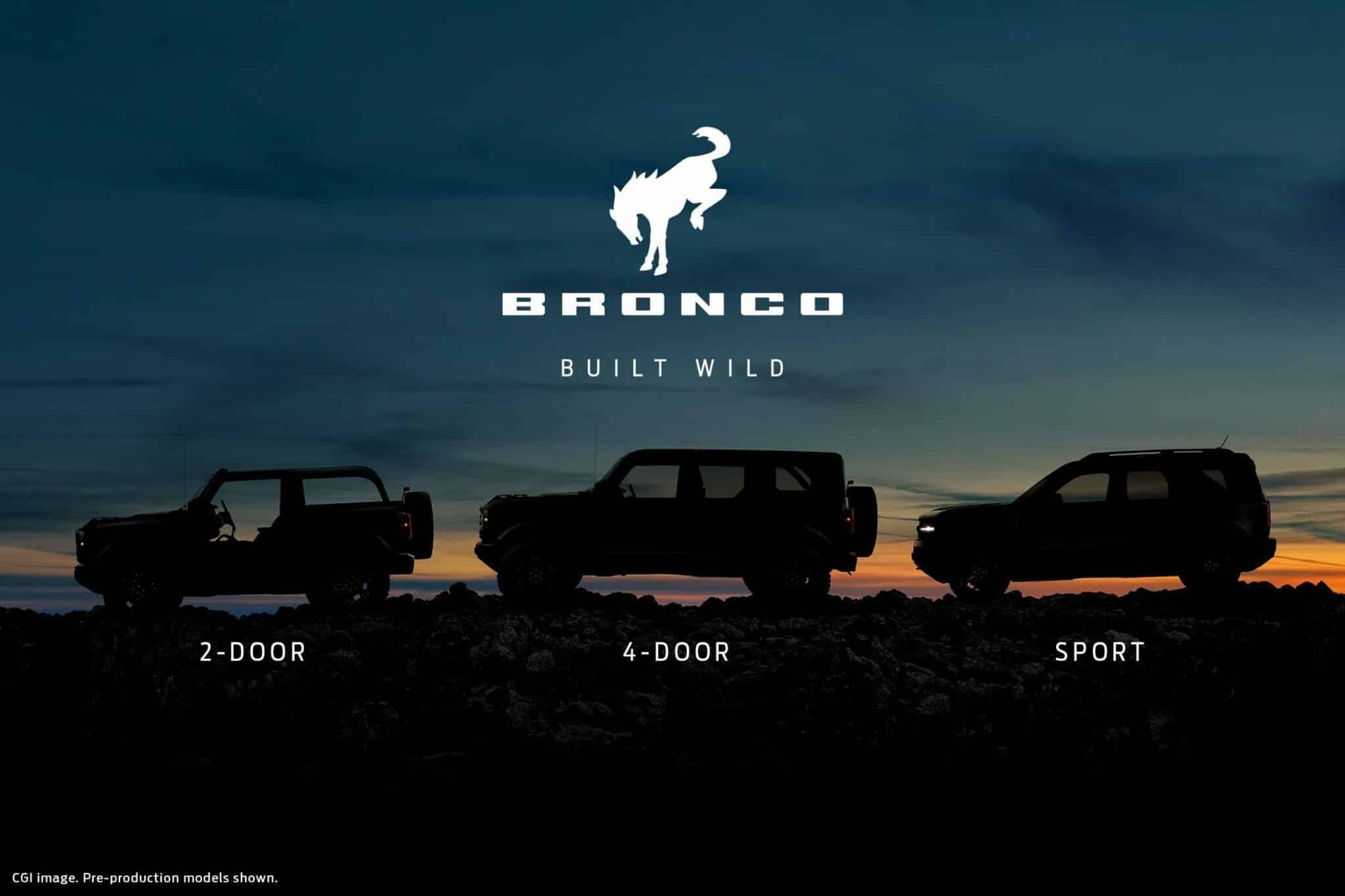 Ford Bronco Family Photo 