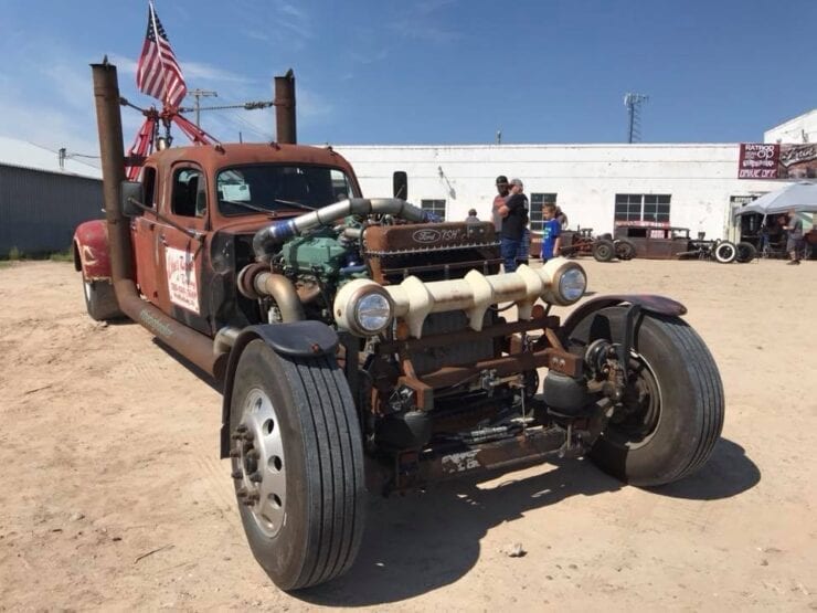 Rat Rod pickup High Plains Riot Show