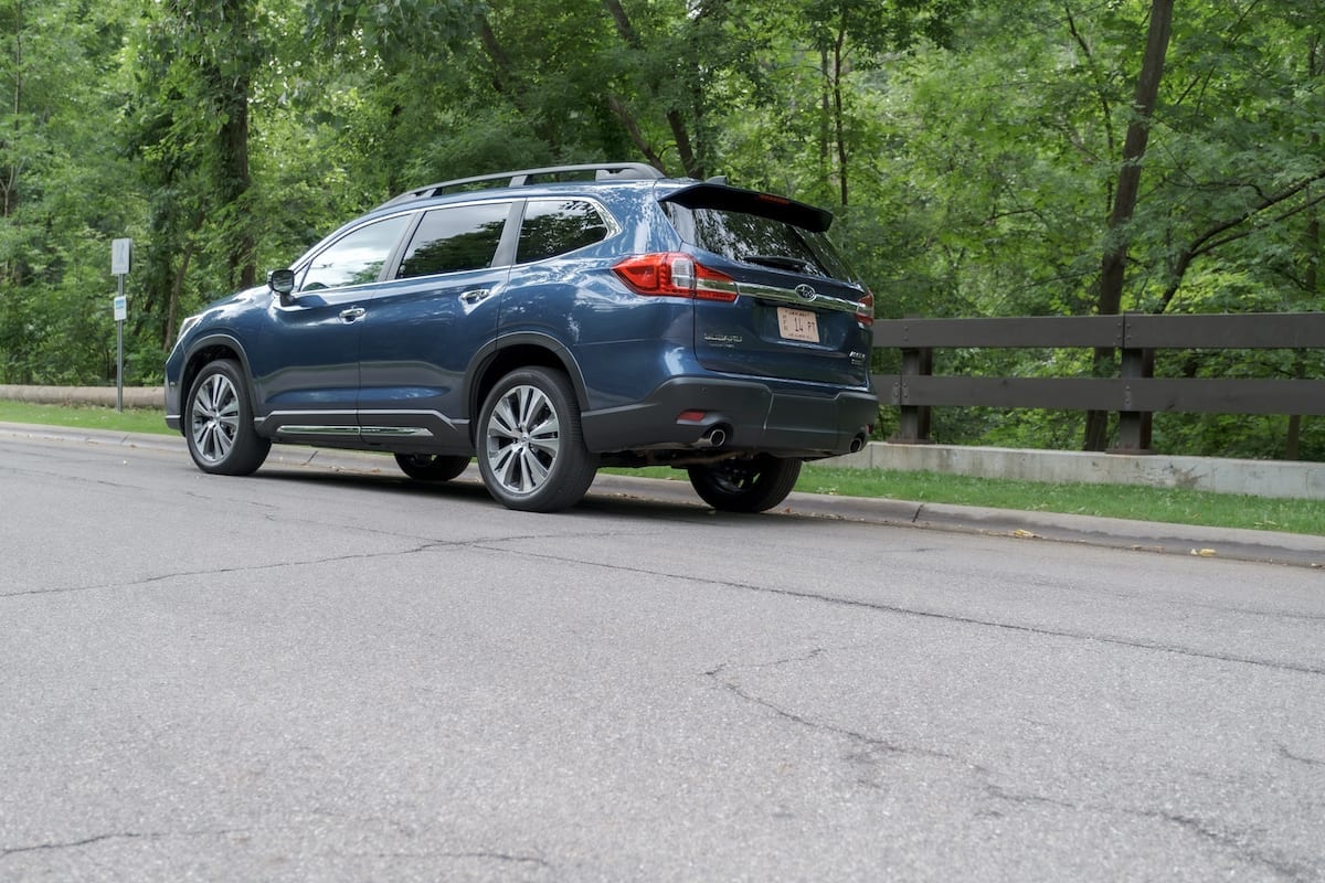 2020 Subaru Ascent Touring rear three quarter view