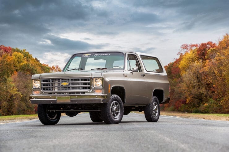 Chevy Previews Electric Vehicle eCrate with 1977 K5 Blazer Concept