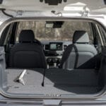2020 Hyundai Venue Denim edition cargo area rear seat down