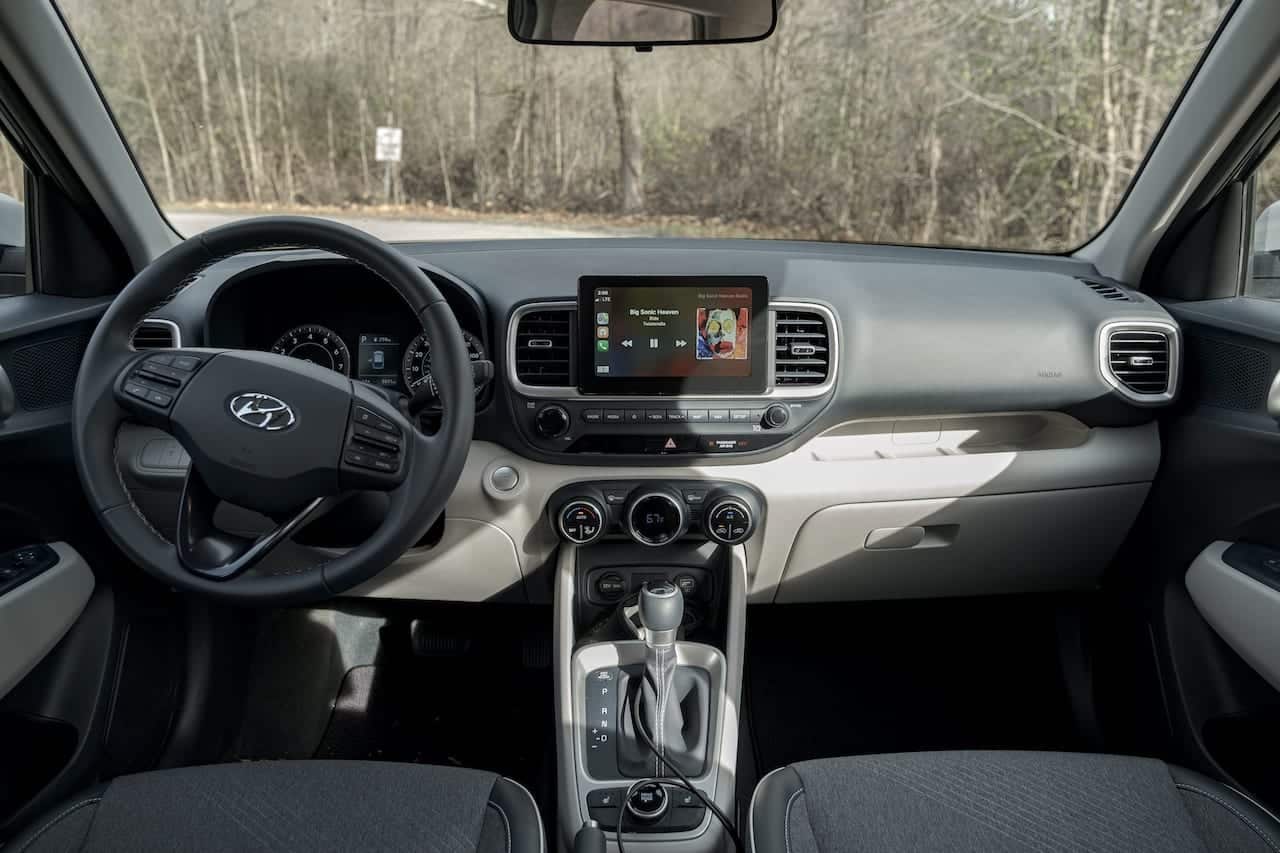 2020 Hyundai Venue Denim edition dash