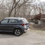 2020 Hyundai Venue Denim Edition rear 3/4 view