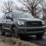 2020 Toyota TRD Pro right front 3/4 view