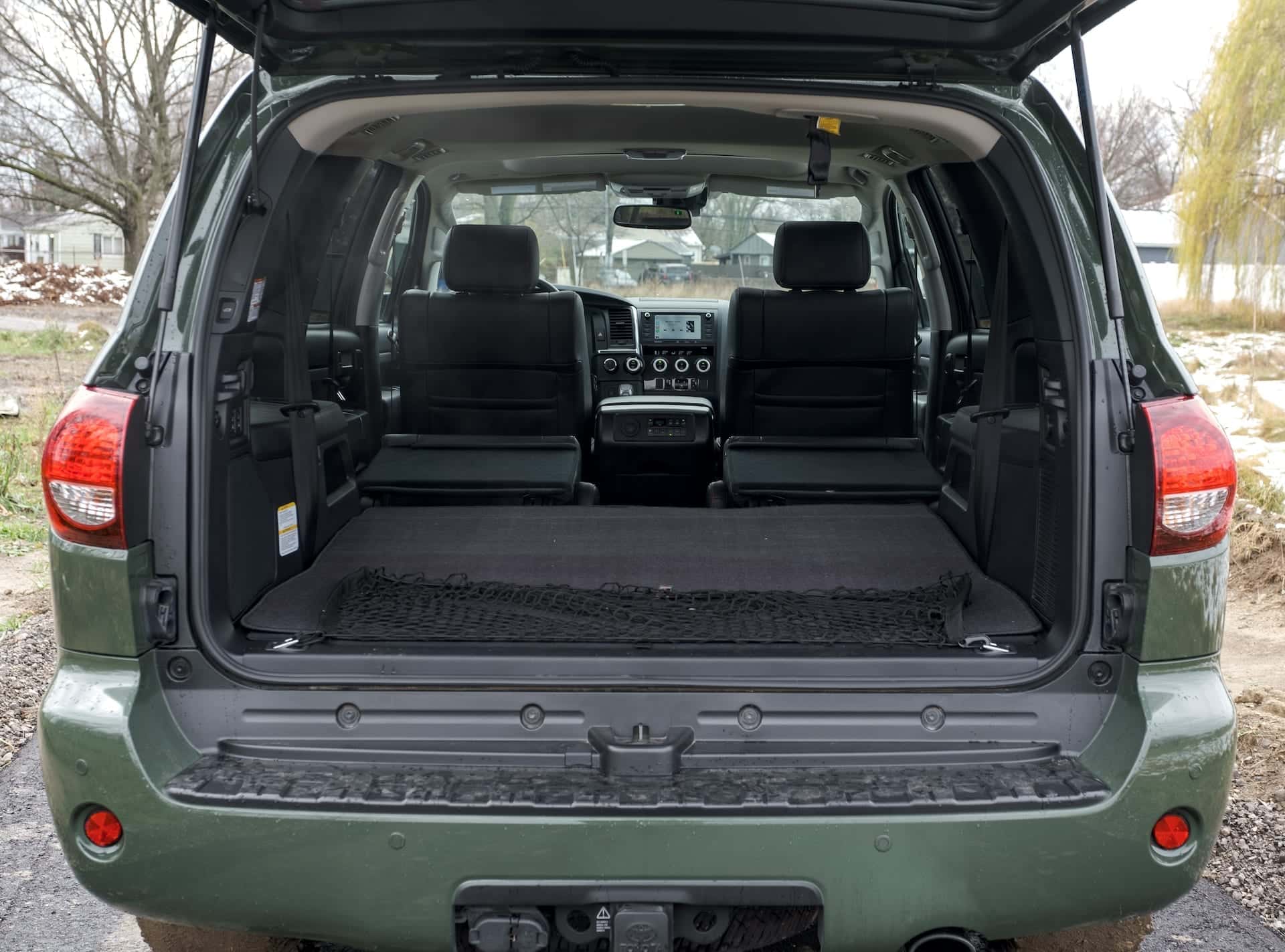2020 Toyota Sequoia TRD Pro cargo area