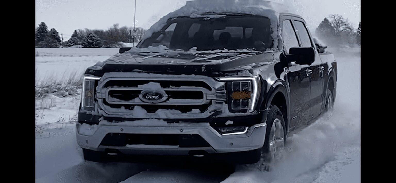 F-150 hybrid in cold winter weather