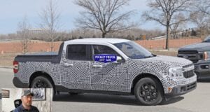 2022 Ford Maverick spied