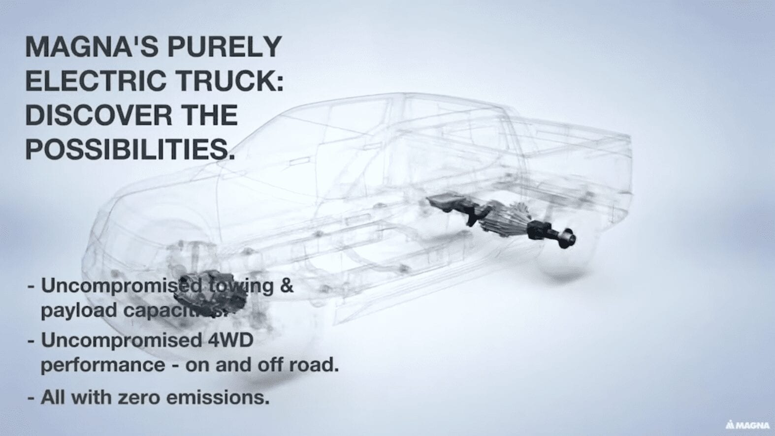 Magna eBeam Electric Truck Axles