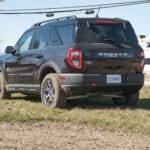 2022 Ford Bronco Sport low rear 3/4 view