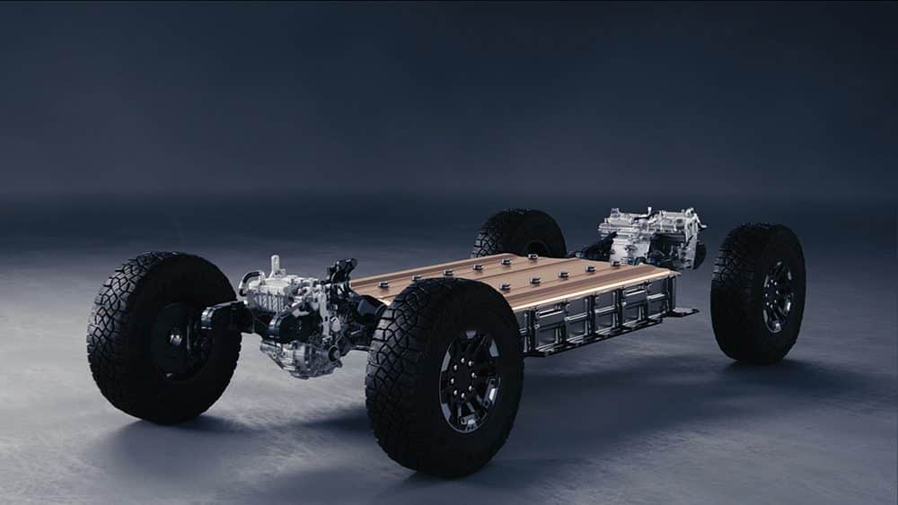 GMC electric pickup truck