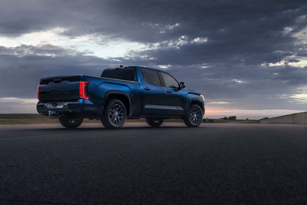 2022 Toyota Tundra Limited spec sheet