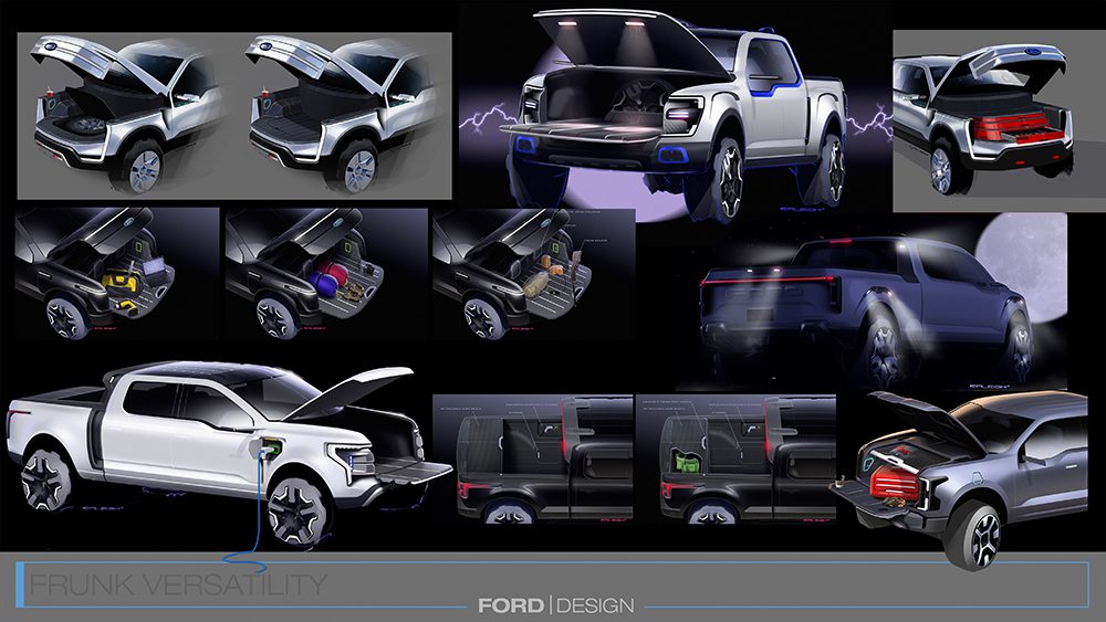 Ford F-150 Lightning frunk