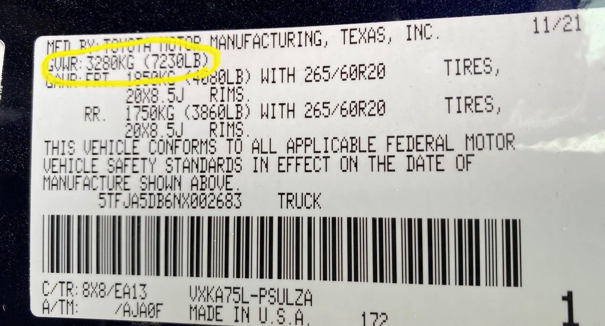 2022 Toyota Tundra towing
