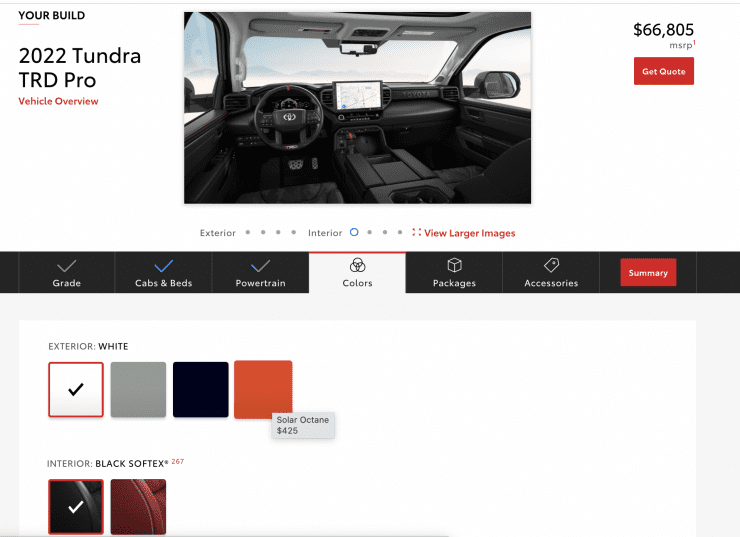 2022 Toyota Tundra TRD PRO Solar Octane 2