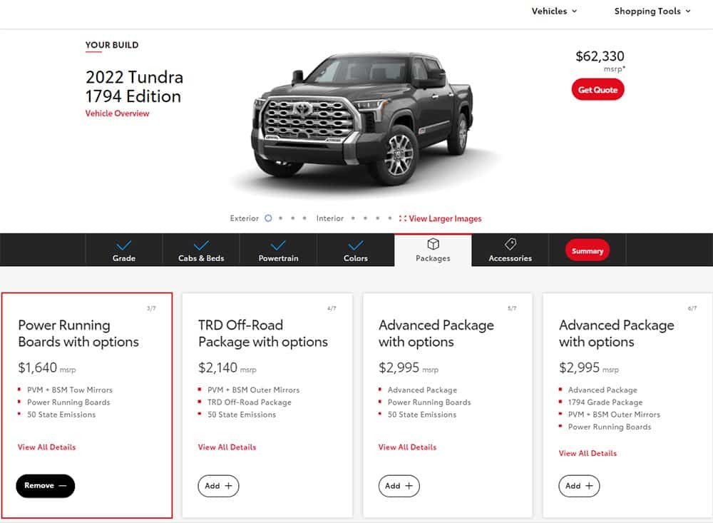 2022 Toyota Tundra TRD off-road
