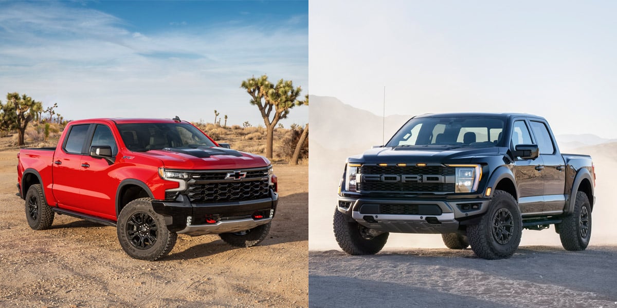 Silverado ZR2 vs. F-150 Raptor