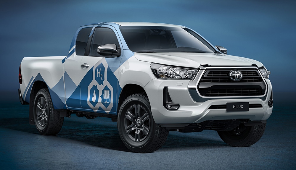 Toyota hydrogen-fueled pickup