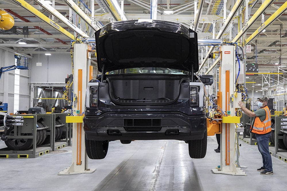 Ford F-150 Lightning production