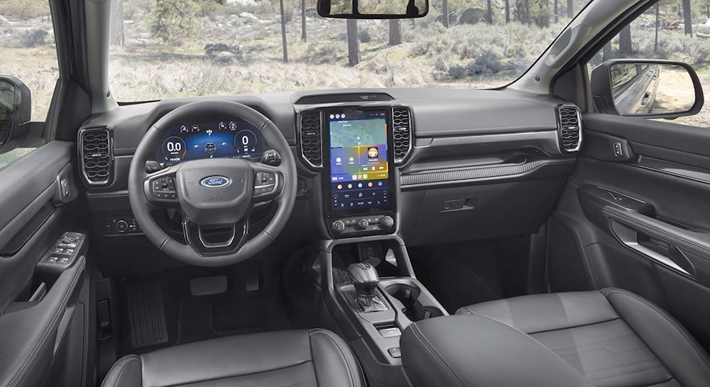 2024 Ford Ranger heated steering wheel