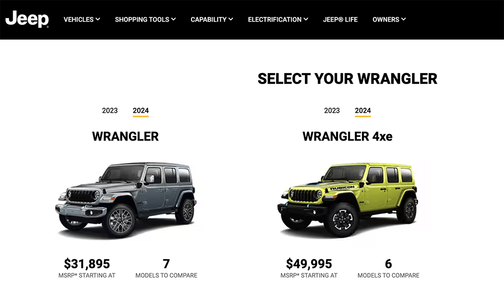 Jeep Wrangler 4xe