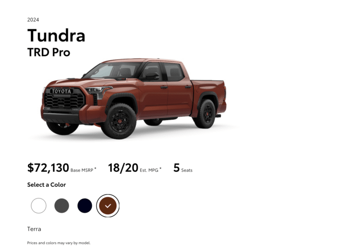 2024 Toyota Tundra 