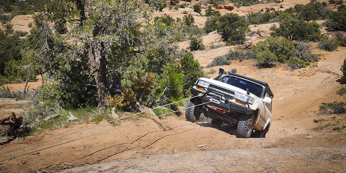 using a winch