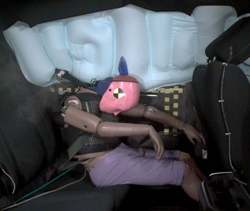 iihs ram 1500 full size truck back seat safety 1