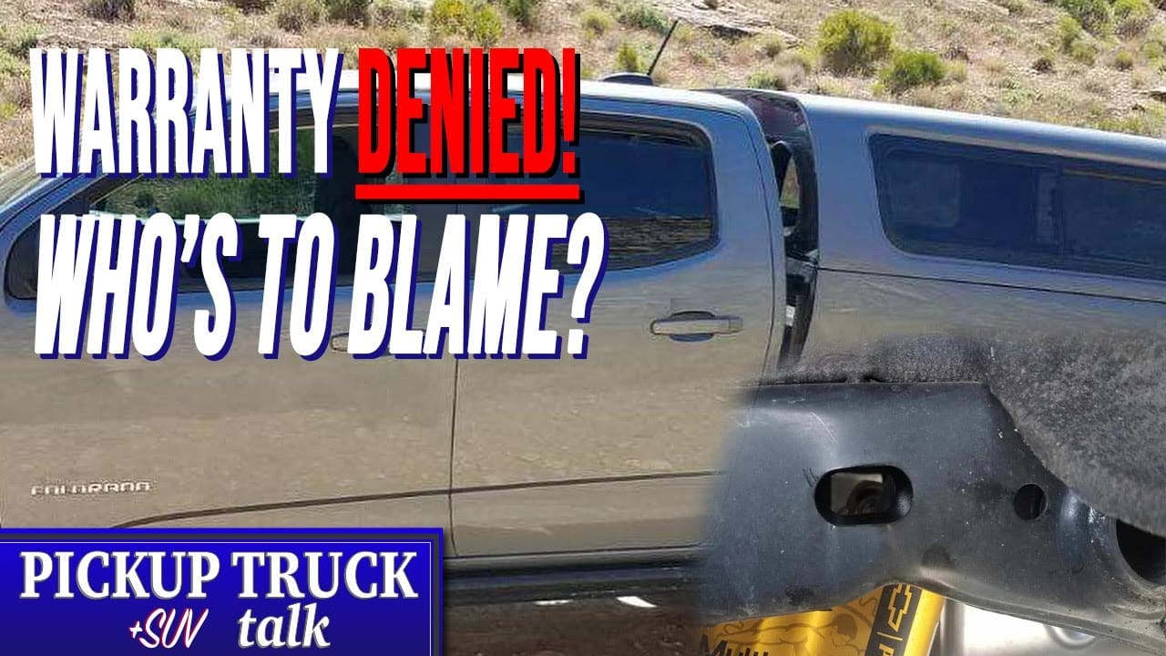 qotd: oops! bent frame on chevy colorado zr2, who do you blame?!? youtube