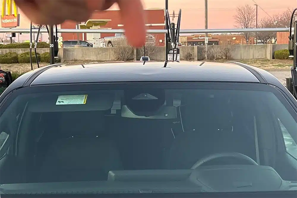 2023 Chevy Colorado roof dent
