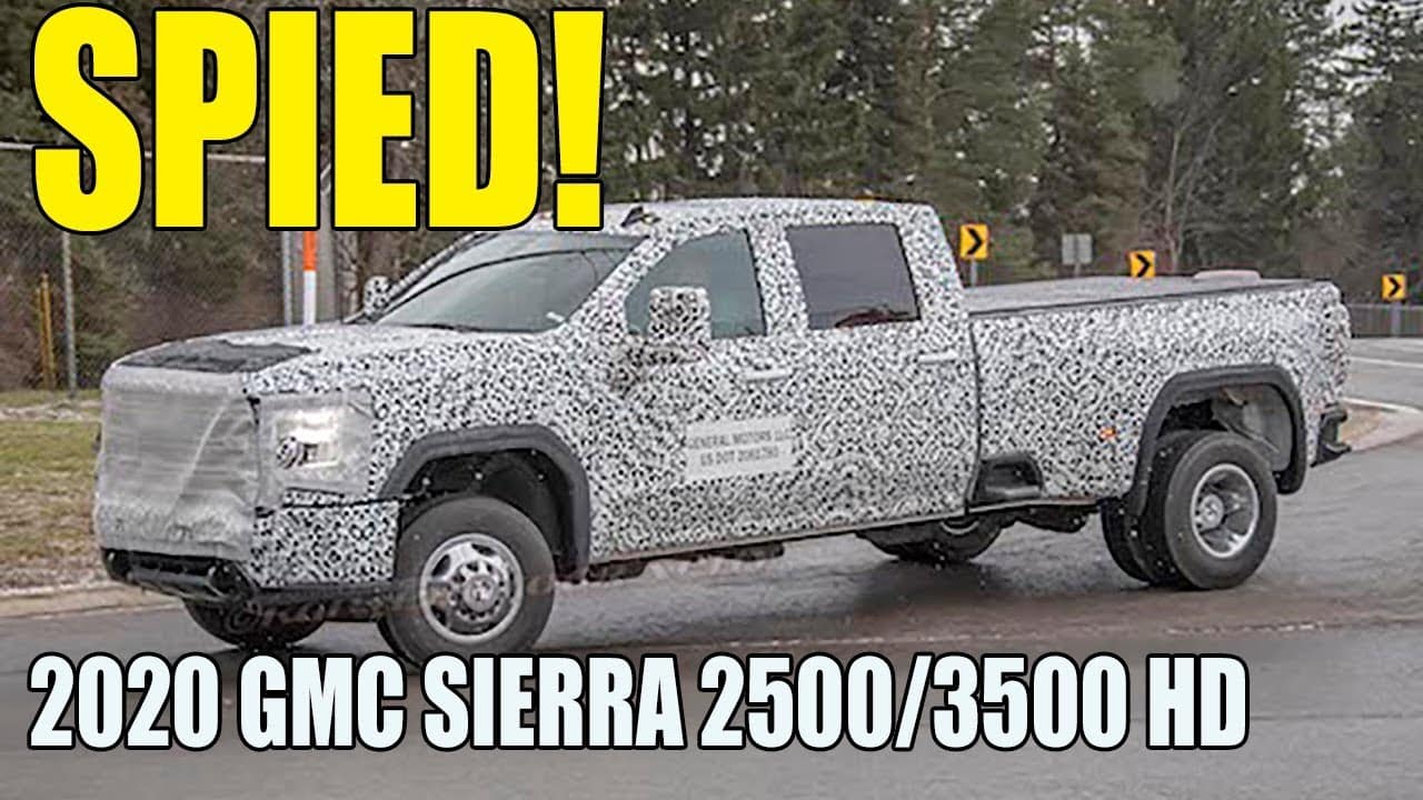 spied: 2020 gmc sierra 2500/3500 hd youtube