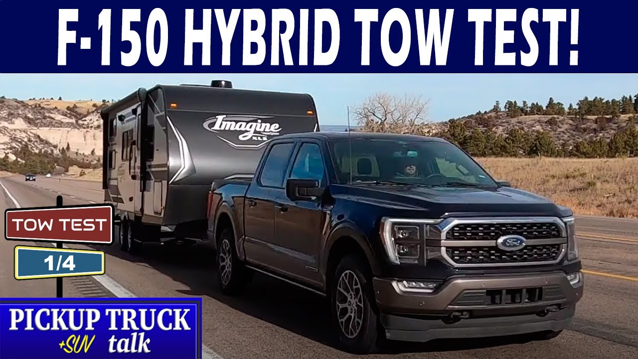 towing with 2021 ford f 150 king ranch powerboost hybrid (tow test 1/4) youtube