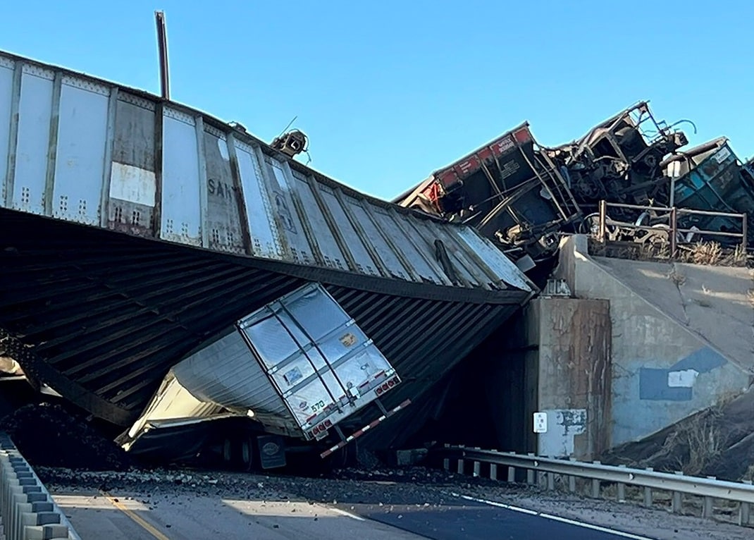 runaway truck trailer crash
