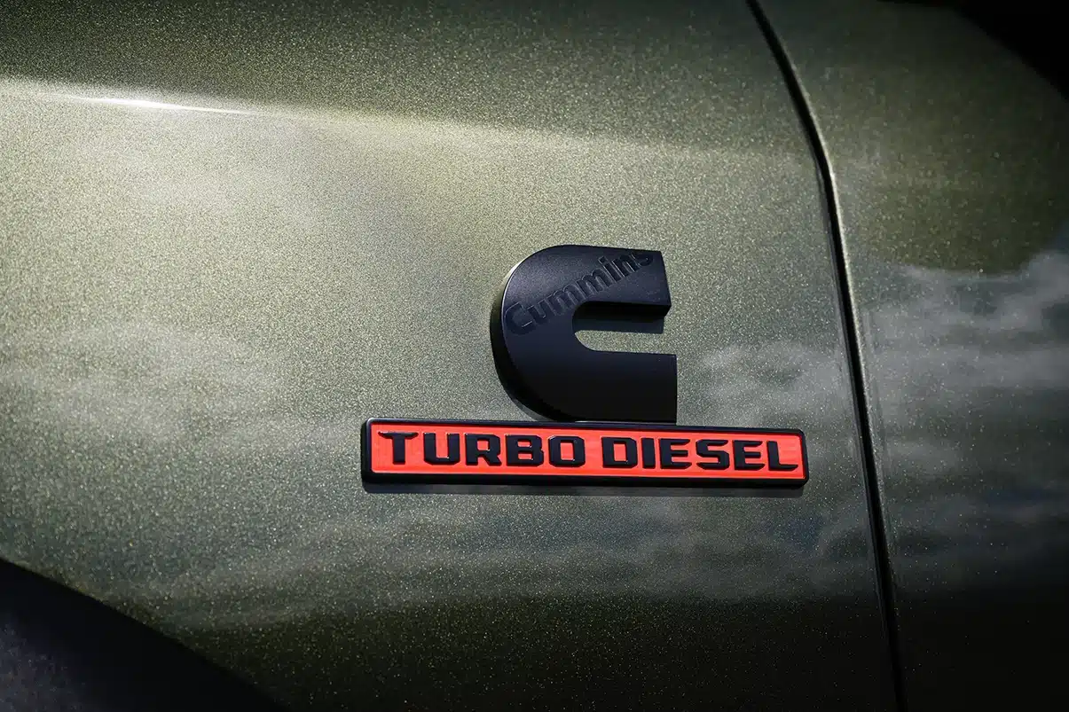 ram cummins turbo diesel badge