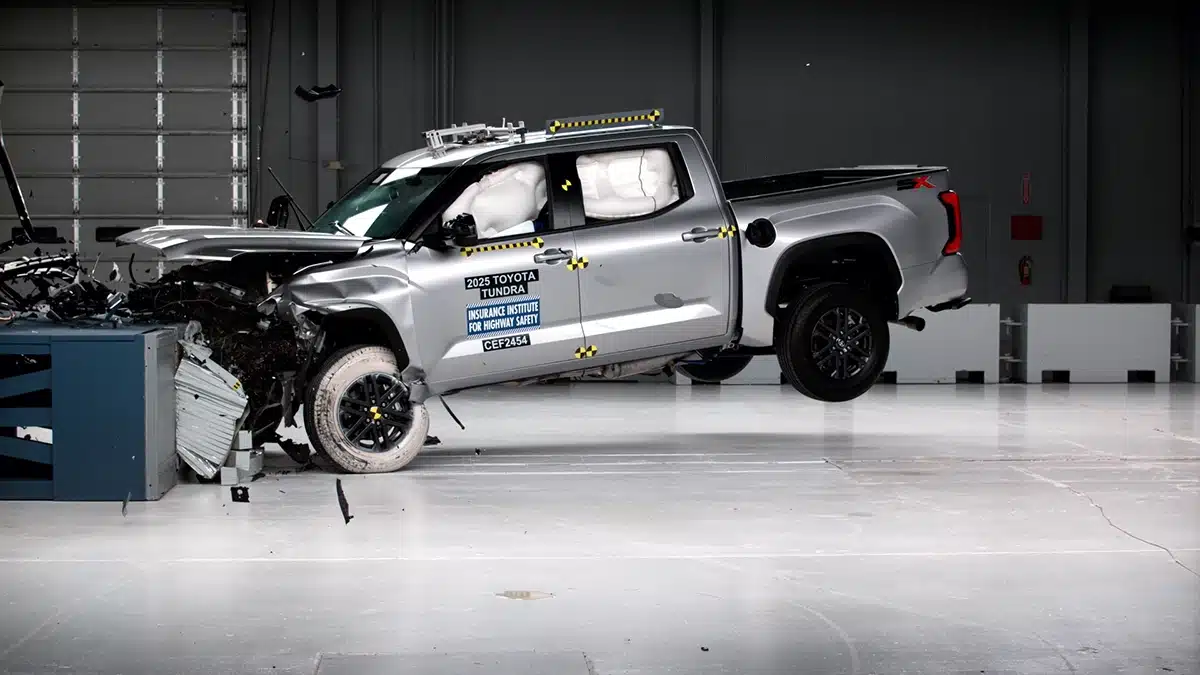 2025 iihs tsp toyota tundra crash test image courtesy of iihs