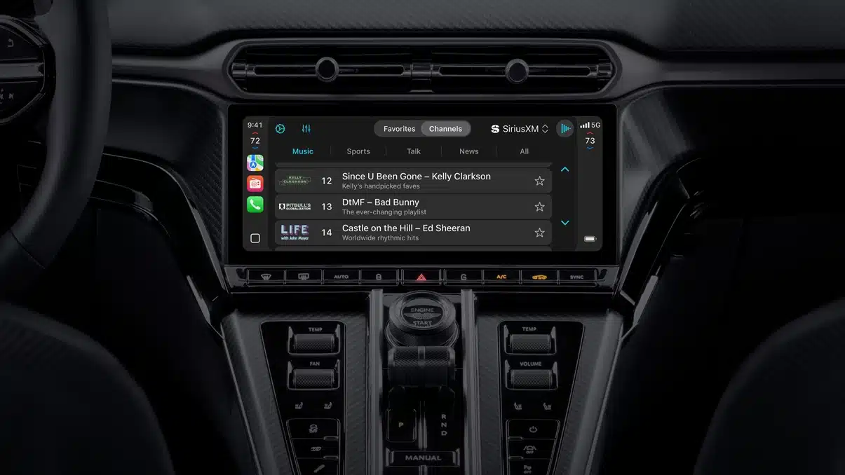 apple carplay ultra cluster radio