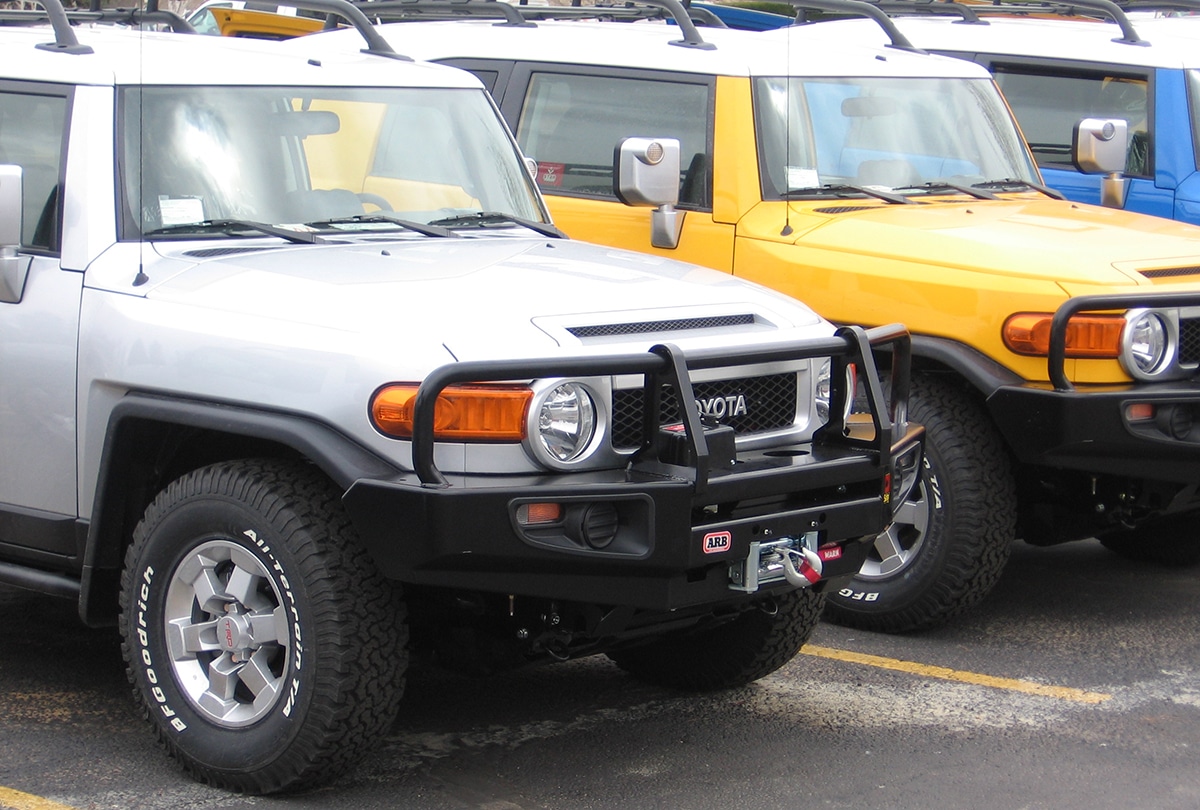 FJ Cruiser prototypes.
(photo by Paul M. Williamsen)