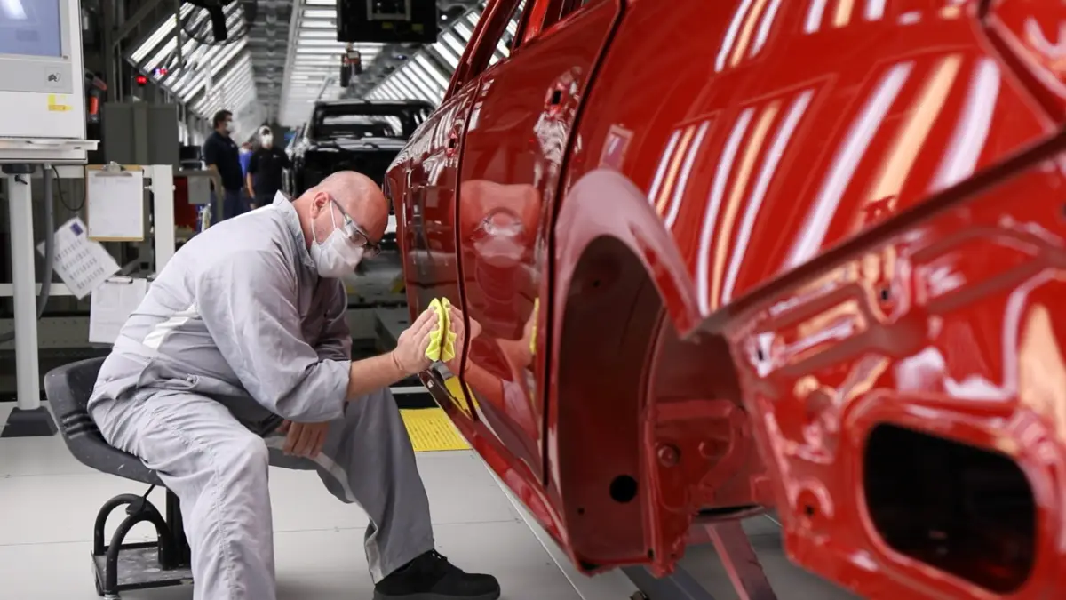 Volkswagen Chattanooga Plant production line