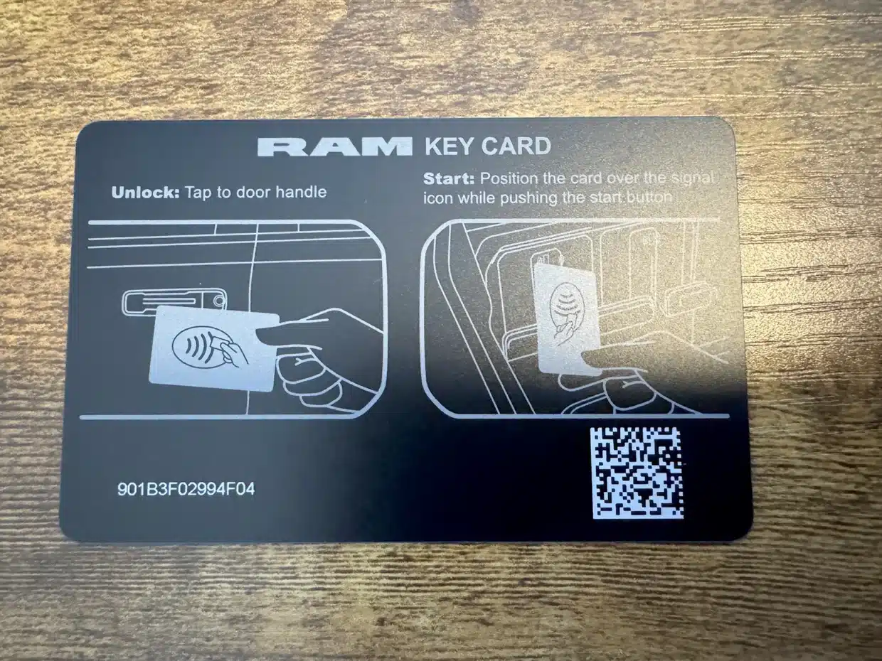 Ram digital key 5